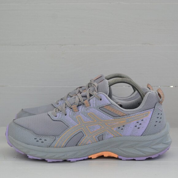 Asics Gray Purple Sneakers Gel-Venture 9 Women's 10 Sheet Rock Summer Dune - Picture 2 of 10
